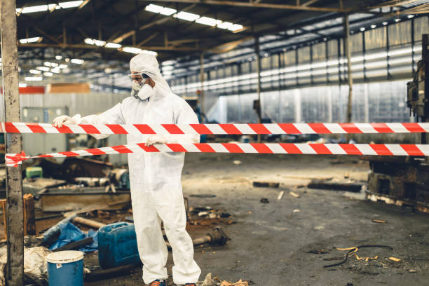 Professional Infectious Disease Decontamination technician working in Commerce, TX